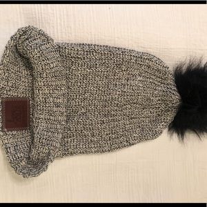 Love your melon hat black and white